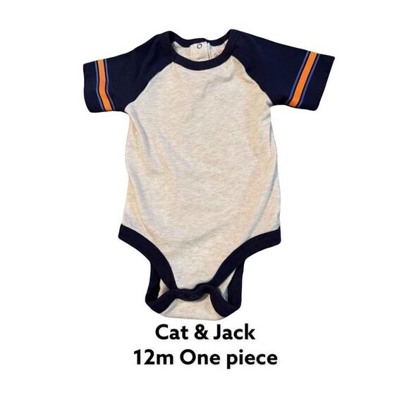 Baby Bundle • Set of 3• Sz 12m • One Pieces • Variety Brand • Short Sleeve - Picture 3 of 4